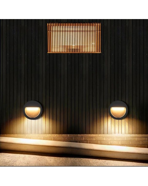 Outdoor waterproof wall corner light stair step skirting light without opening hole hotel landscape stepping night light.
