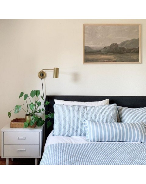 Scandinavian creative bedroom bedside wall lamp post-modern minimalist personality living room corridor aisle light art mirror lamps and lanterns