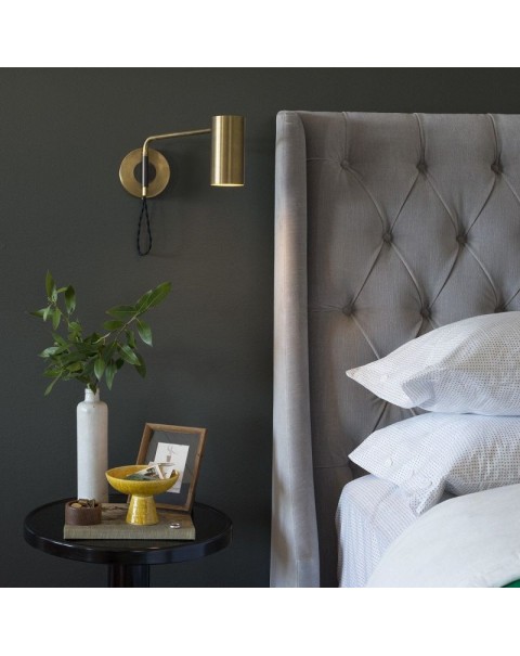 Scandinavian creative bedroom bedside wall lamp post-modern minimalist personality living room corridor aisle light art mirror lamps and lanterns