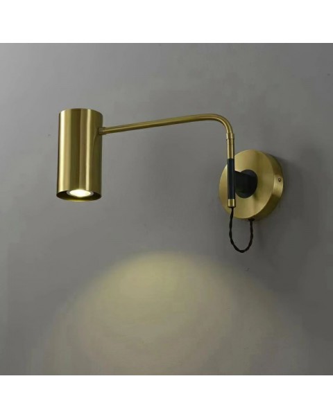 Scandinavian creative bedroom bedside wall lamp post-modern minimalist personality living room corridor aisle light art mirror lamps and lanterns