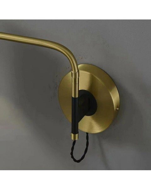 Scandinavian creative bedroom bedside wall lamp post-modern minimalist personality living room corridor aisle light art mirror lamps and lanterns
