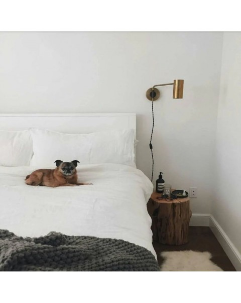 Scandinavian creative bedroom bedside wall lamp post-modern minimalist personality living room corridor aisle light art mirror lamps and lanterns