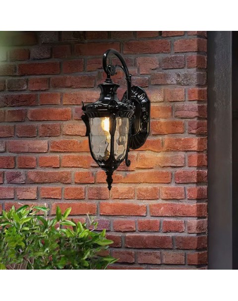 Outdoor wall light waterproof garden light European villa led balcony aisle stairs outdoor fence doorway wall light