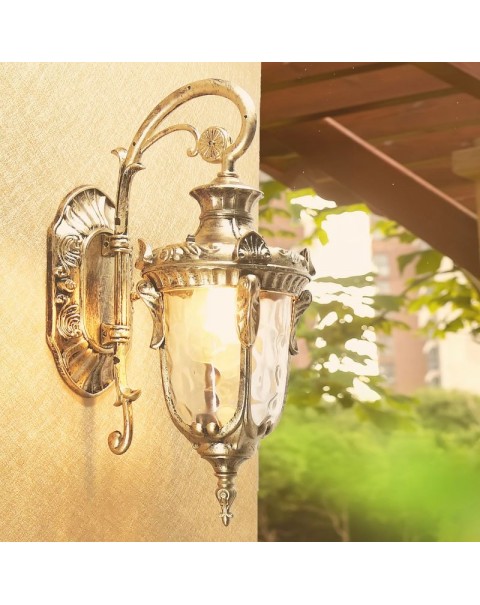 Outdoor wall light waterproof garden light European villa led balcony aisle stairs outdoor fence doorway wall light