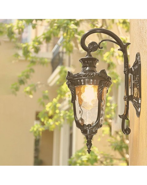 Outdoor wall light waterproof garden light European villa led balcony aisle stairs outdoor fence doorway wall light