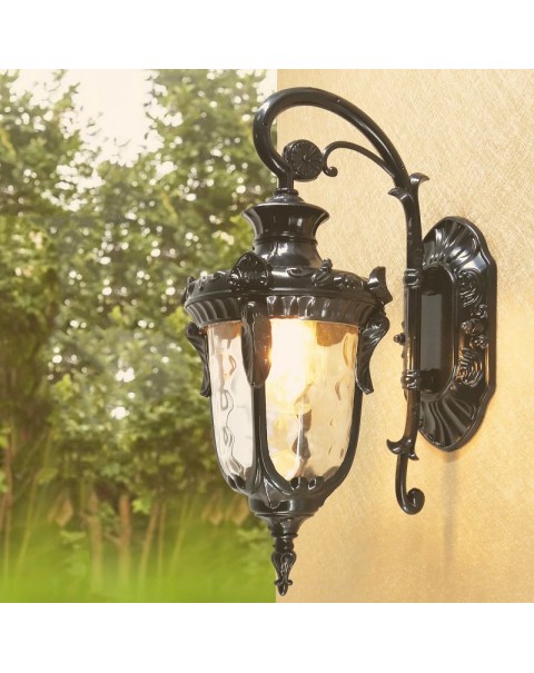 Outdoor wall light waterproof garden light European villa led balcony aisle stairs outdoor fence doorway wall light