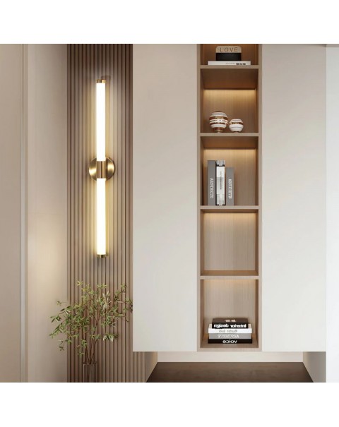 Minimalist wall lamp creative linear LED long strip light Scandinavian minimalist living room sofa background wall bedroom bedside light