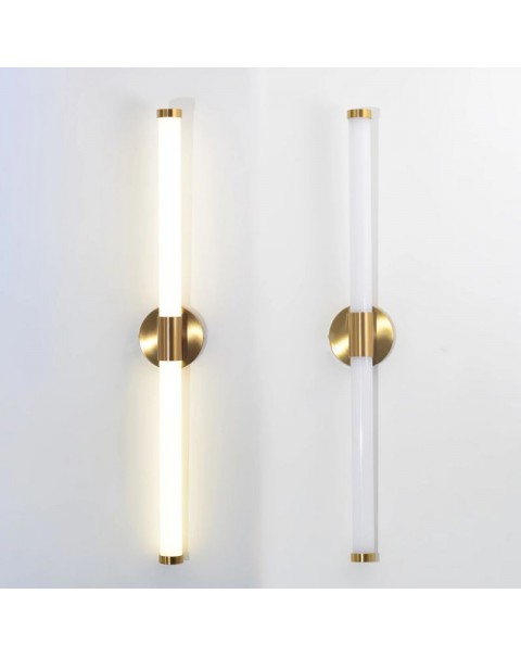 Minimalist wall lamp creative linear LED long strip light Scandinavian minimalist living room sofa background wall bedroom bedside light