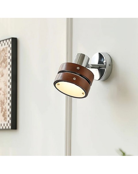 Miji light and shadow American living room background wall solid wood wall lamps Nanyang ins cafe bedroom hotel antique lamps and lanterns