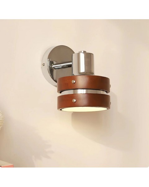 Miji light and shadow American living room background wall solid wood wall lamps Nanyang ins cafe bedroom hotel antique lamps and lanterns