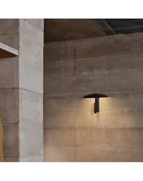 Bedroom bedside lamp rotatable rechargeable reading light charging and plugging dual-use no wiring no drilling designer ambient wall light