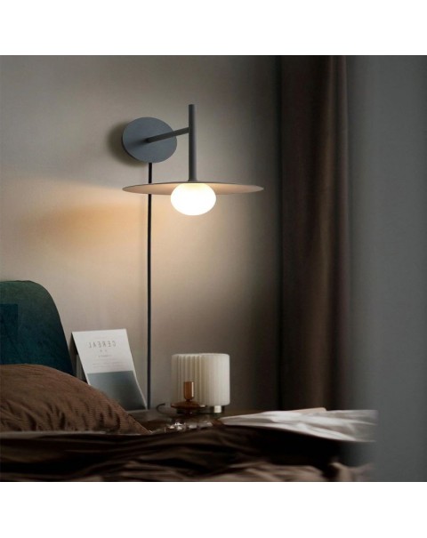 Scandinavian bedroom bedside minimalist wall lights designer industrial style creative living room background aisle corridor staircase lights