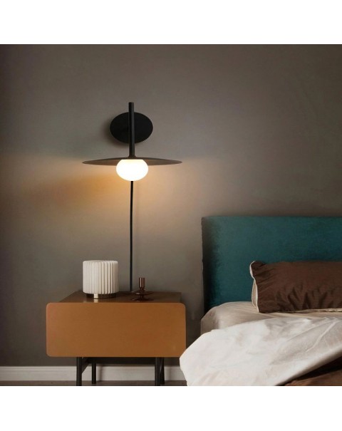 Scandinavian bedroom bedside minimalist wall lights designer industrial style creative living room background aisle corridor staircase lights
