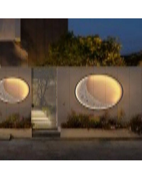 Carved for outdoor wall lamp waterproof villa patio lamp moon moon lamp garden balcony exterior wall lamp atmosphere entrance light