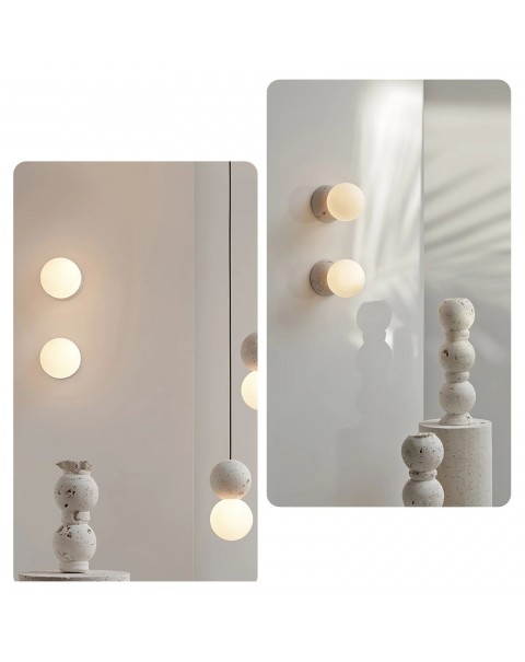 Wall lamp bedroom bedside lamp American simple modern living room background wall lamp light luxury hotel staircase aisle balcony light