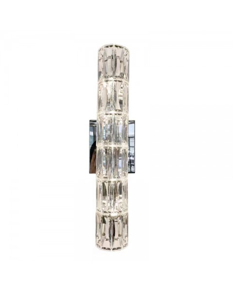 Stainless steel light luxury wall lamp living room post-modern minimalist room hotel bedroom bedside lamp creative Scandinavian wall lamps