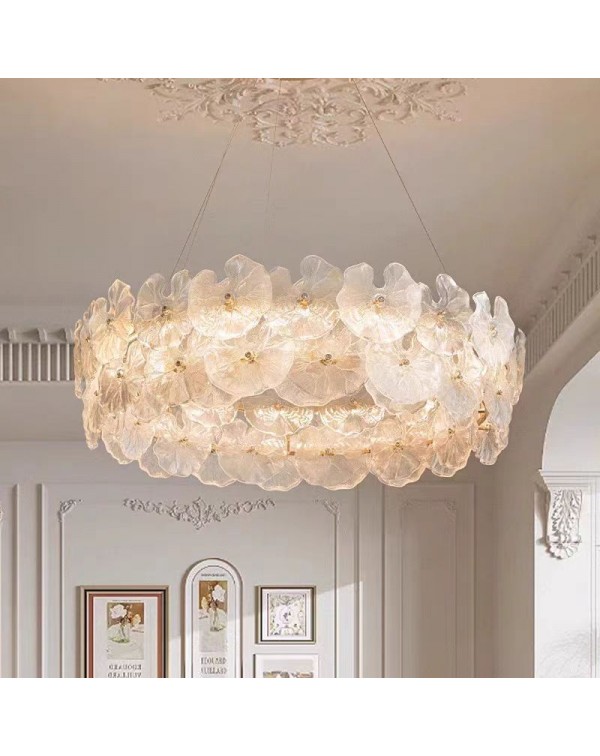 French crystal living room chandelier hall dining ...
