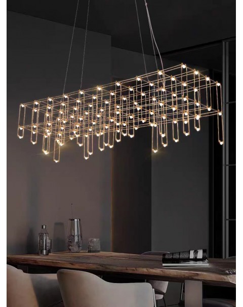 Scandinavian dining room chandelier table lamp dining room modern simple light luxury creative personality firefly bar front lamps and lanterns