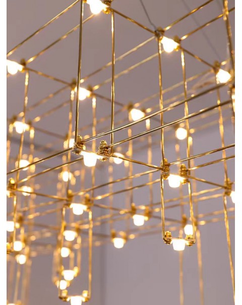 Scandinavian dining room chandelier table lamp dining room modern simple light luxury creative personality firefly bar front lamps and lanterns