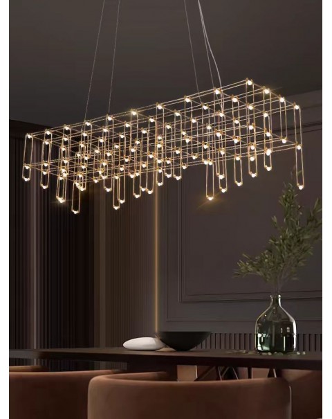 Scandinavian dining room chandelier table lamp dining room modern simple light luxury creative personality firefly bar front lamps and lanterns
