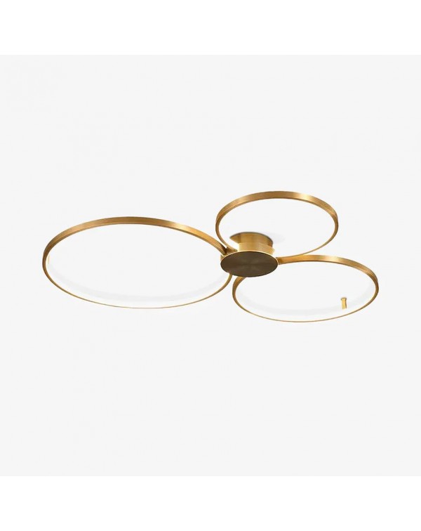 Full Copper Living Room Ceiling Light Scandinavian...