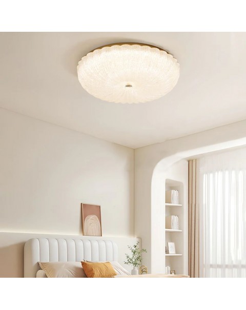 Post-modern light luxury ceiling lamp bedroom master bedroom lamp advanced sense of atmosphere simple princess style warm romantic room light