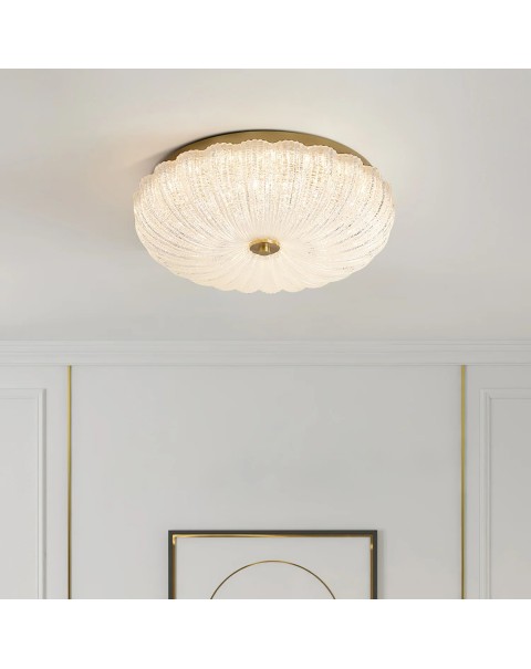 Post-modern light luxury ceiling lamp bedroom master bedroom lamp advanced sense of atmosphere simple princess style warm romantic room light