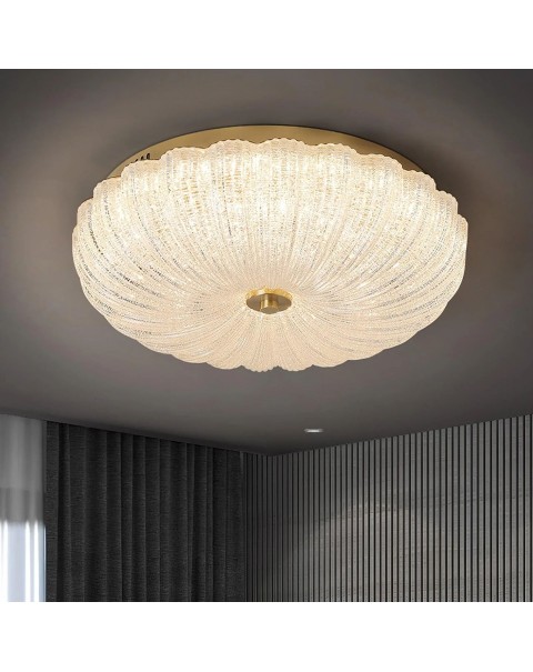Post-modern light luxury ceiling lamp bedroom master bedroom lamp advanced sense of atmosphere simple princess style warm romantic room light