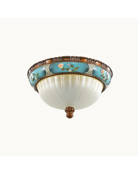 European style ceiling lamp entrance aisle balcony simple European and American style household retro variable light LED room bedroom lamps and lanterns