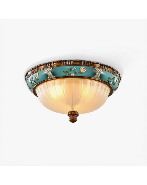 European style ceiling lamp entrance aisle balcony simple European and American style household retro variable light LED room bedroom lamps and lanterns
