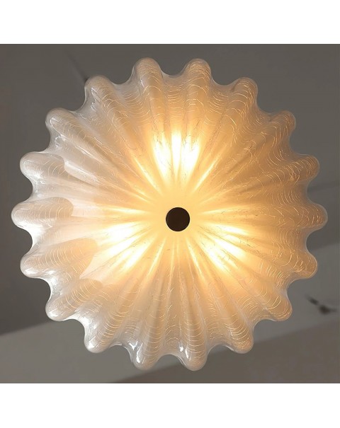 Petal ceiling light south ocean retro style high ambience master bedroom light fixture glass shape creative design bedroom light