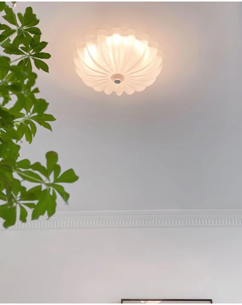 Petal ceiling light south ocean retro style high ambience master bedroom light fixture glass shape creative design bedroom light