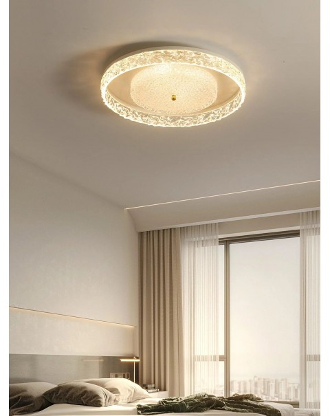 Light luxury bedroom ceiling lamp senior sense of luxury room study lamps and lanterns modern simple new master bedroom lamps