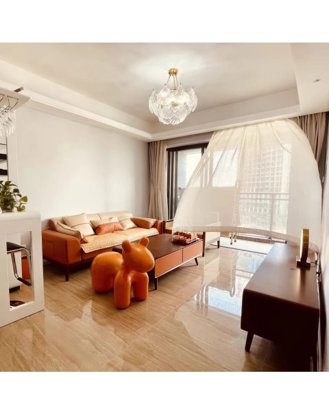 Light luxury shell lamp upscale master bedroom dining room new lamps and lanterns modern simple atmosphere crystal living room chandelier