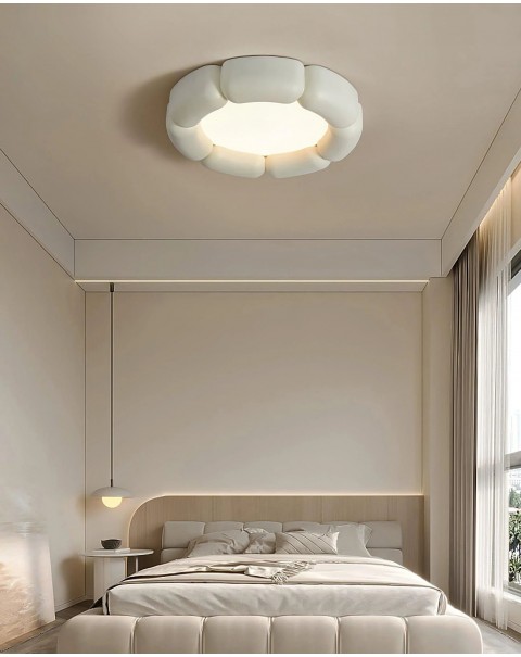 Scandinavian minimalist living room bedroom room cream wind ceiling lamp creative master bedroom lamp fashion simple lamps and lanterns