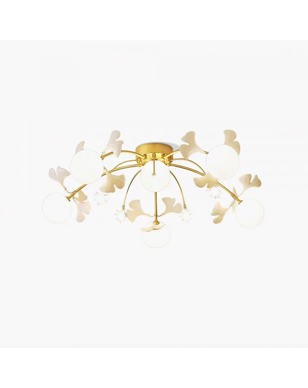 French chandelier full copper living room master l...
