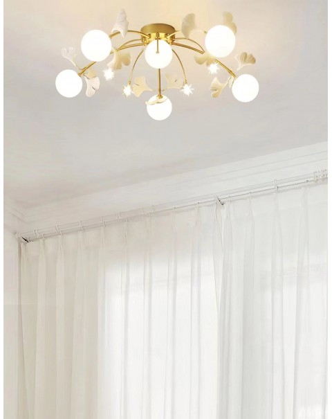 French chandelier full copper living room master light bedroom antique bauhaus dining room ceramic magic beans