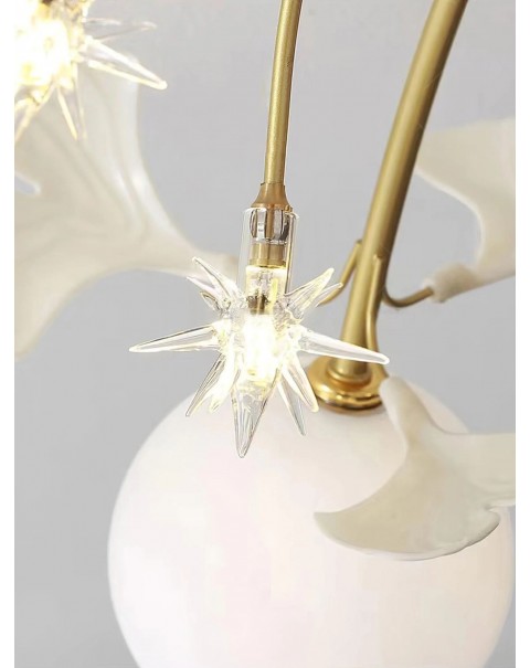 French chandelier full copper living room master light bedroom antique bauhaus dining room ceramic magic beans