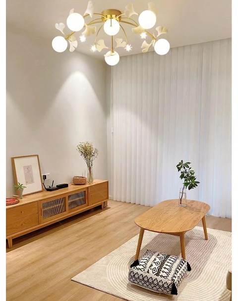 French chandelier full copper living room master light bedroom antique bauhaus dining room ceramic magic beans