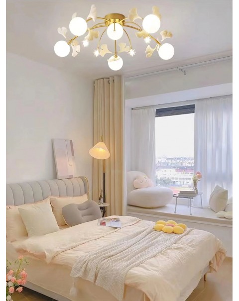 French chandelier full copper living room master light bedroom antique bauhaus dining room ceramic magic beans