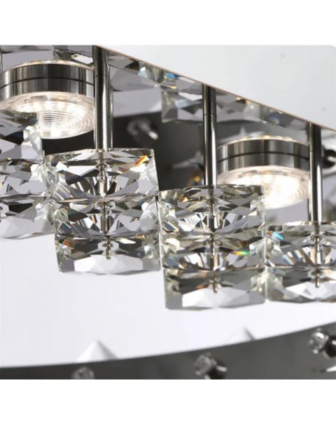 Scandinavian crystal ceiling lamp light luxury atmosphere dining room bedroom lamp modern simple study room lamps and lanterns 2024 new