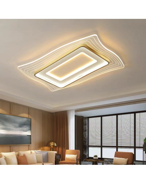 New living room light small love control light Scandinavian modern simple hall light light luxury led ceiling light