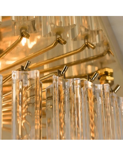 Entry light postmodern foyer light light luxury crystal aisle light living room entrance light corridor balcony square bedroom light