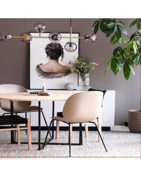 Magic beans molecular restaurant chandelier simple modern atmosphere creative personality dining table bar home Nordic dining table lamps and lanterns