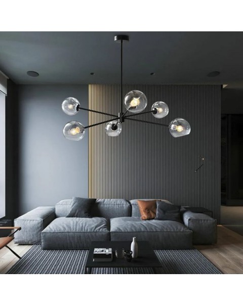 Bauhaus chandelier antique Scandinavian style modern simple new living room lights French American Italian minimalist magic bean lamps