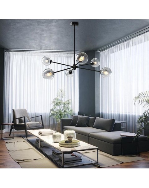 Bauhaus chandelier antique Scandinavian style modern simple new living room lights French American Italian minimalist magic bean lamps