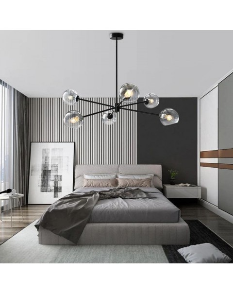 Bauhaus chandelier antique Scandinavian style modern simple new living room lights French American Italian minimalist magic bean lamps