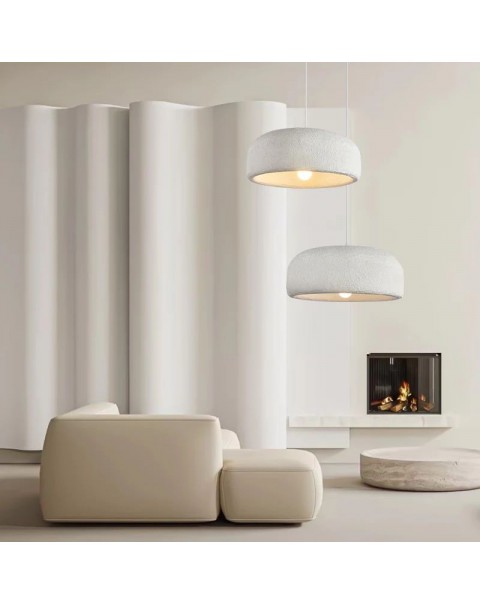 Japanese wabi-sabi style chandelier dining room lamp B&B bar lamp modern simple living room Scandinavian designer recommended lamps and lanterns