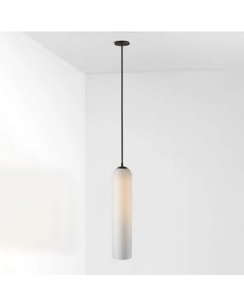 Scandinavian minimalist restaurant bar modern small chandelier designer personalized blue glass cafe bedroom bedside lamps
