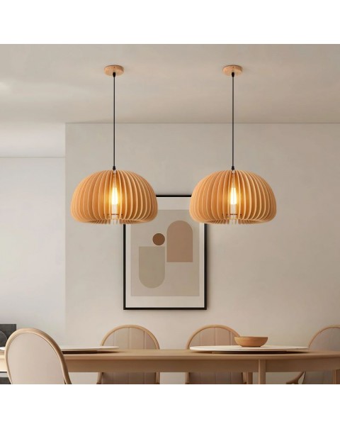 vintage dining room chandelier Japanese bedroom bedside wabi-sabi wind creative inn B&B study antique pumpkin lamps